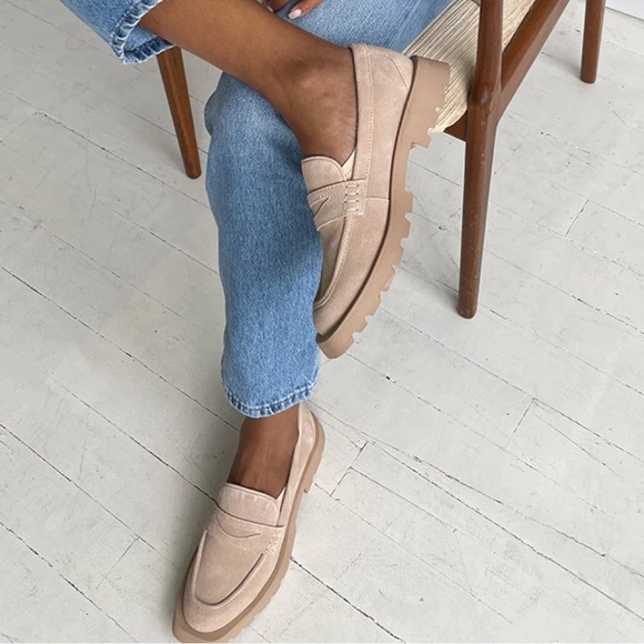 New Dolce Vita DV women’s loafers sand dune size 8 - Picture 2 of 11